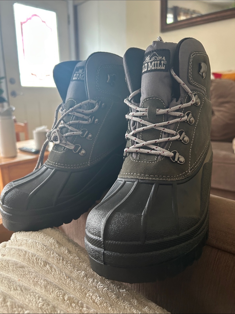 Old Milll Womens suede leather boots